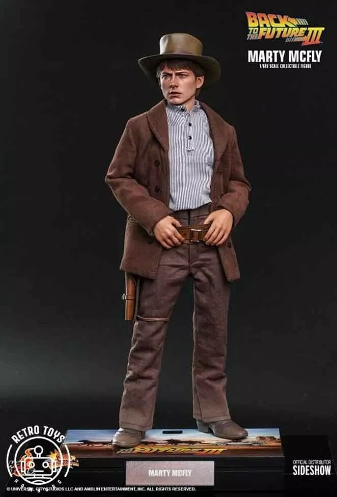 HOT TOYS - MMS616 & MMS617 - BACK TO THE FUTURE III - 1/6 SCALE MARTY McFLY & DOC BROWN COLLECTABLE FIGURE