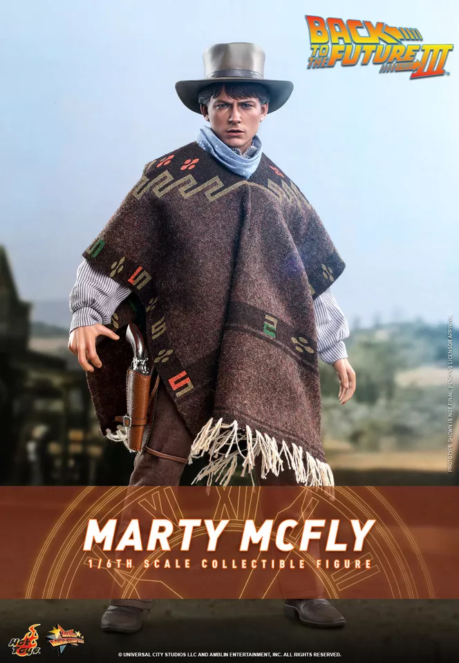 HOT TOYS - MMS616 & MMS617 - BACK TO THE FUTURE III - 1/6 SCALE MARTY McFLY & DOC BROWN COLLECTABLE FIGURE