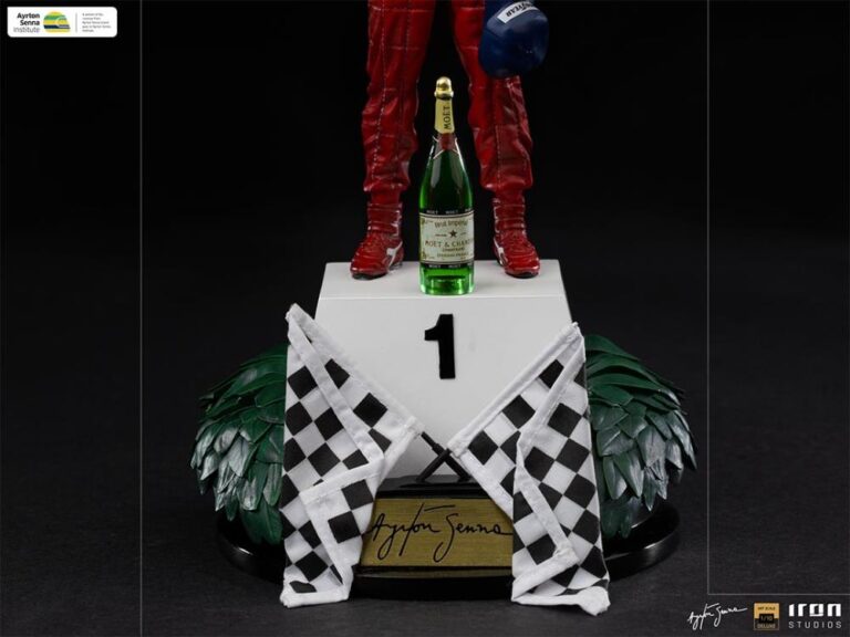 IRON STUDIOS AYRTON SENNA ( 1991 BRAZILIAN GRAND PRIX ) 1/10 DELUXE ART SCALE LIMITED EDITION STATUE