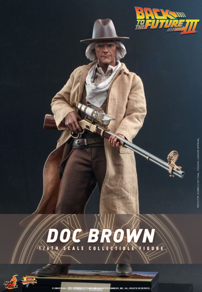 HOT TOYS - MMS616 & MMS617 - BACK TO THE FUTURE III - 1/6 SCALE MARTY McFLY & DOC BROWN COLLECTABLE FIGURE