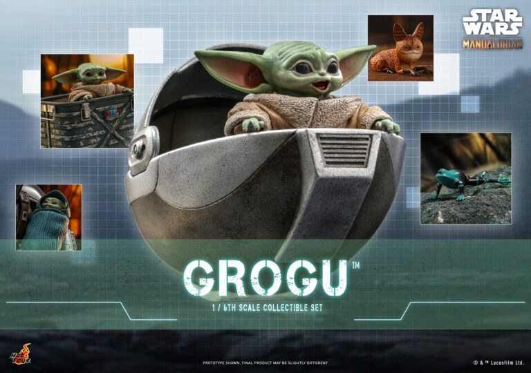 Hot Toys - Grogu Set 0001 HOT TOYS - TMS043 - THE MANDALORIAN GROGU 1/6 SCALE COLLECTIBLE SET