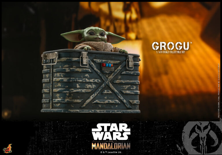 Hot Toys - Grogu Set 0003 HOT TOYS - TMS043 - THE MANDALORIAN GROGU 1/6 SCALE COLLECTIBLE SET