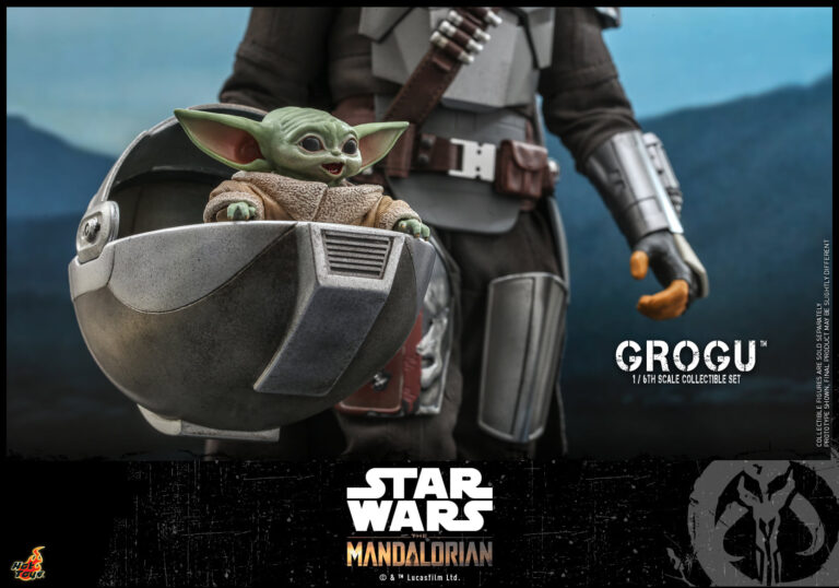 Hot Toys - Grogu Set 0005 HOT TOYS - TMS043 - THE MANDALORIAN GROGU 1/6 SCALE COLLECTIBLE SET