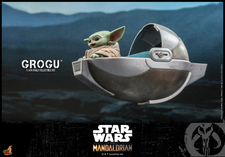 Hot Toys - Grogu Set 0006 HOT TOYS - TMS043 - THE MANDALORIAN GROGU 1/6 SCALE COLLECTIBLE SET