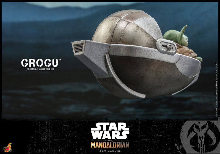 Hot Toys - Grogu Set 0007 HOT TOYS - TMS043 - THE MANDALORIAN GROGU 1/6 SCALE COLLECTIBLE SET