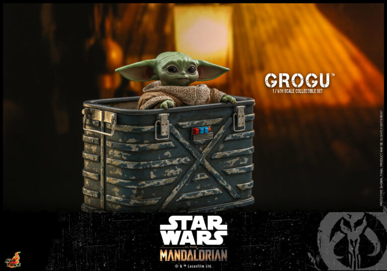 Hot Toys - Grogu Set 0009 HOT TOYS - TMS043 - THE MANDALORIAN GROGU 1/6 SCALE COLLECTIBLE SET