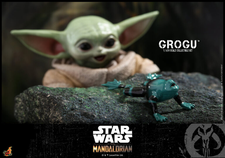 Hot Toys - Grogu Set 0013 HOT TOYS - TMS043 - THE MANDALORIAN GROGU 1/6 SCALE COLLECTIBLE SET