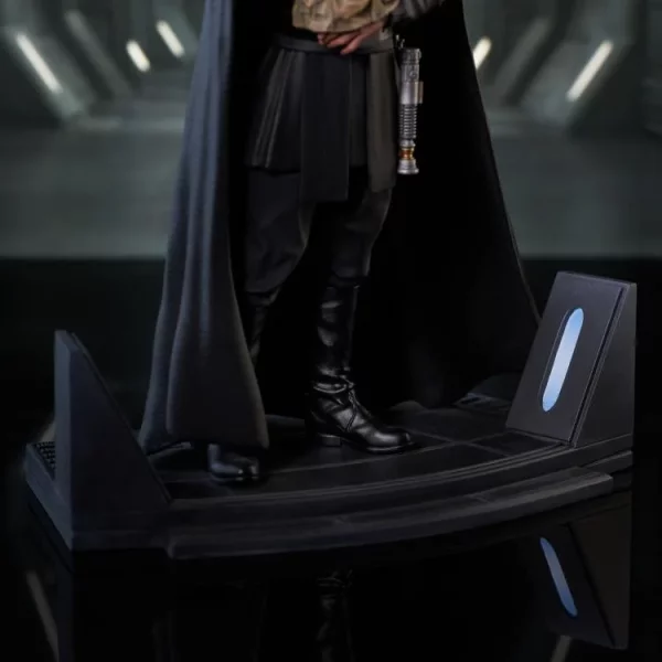 STAR WARS PREMIER COLLECTION MANDALORIAN LUKE & GROGU STATUE