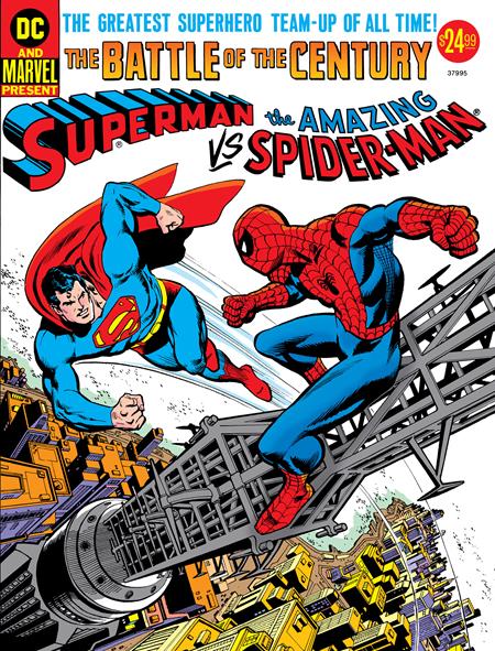 1125DC0202 50TH ANNIVERSARY TREASURY EDITION SUPERMAN VS THE AMAZING SPIDER-MAN #1 FACSIMILE EDITION CVR C CARMINE INFANTINO ROSS ANDRU FOIL VAR - TA