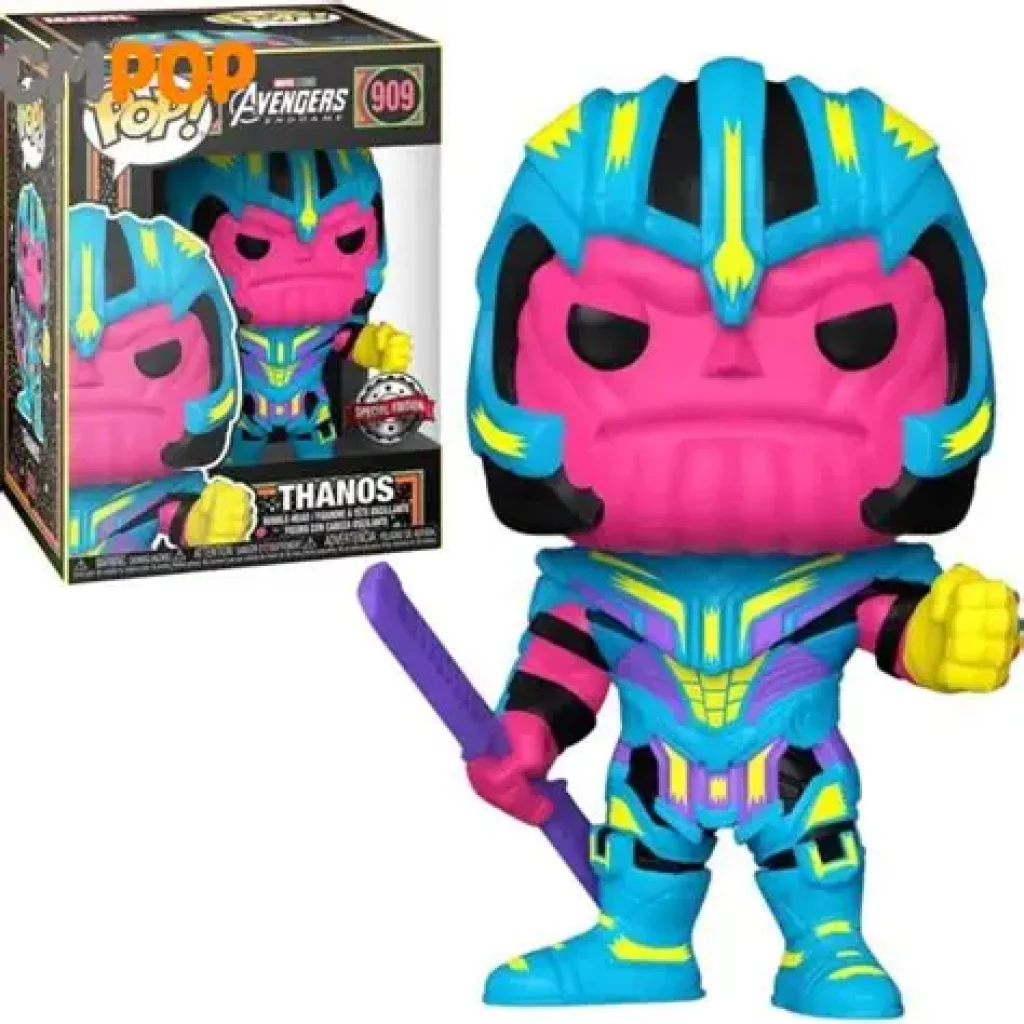 Funko POP! THANOS BLACKLIGHT VINYL FIG