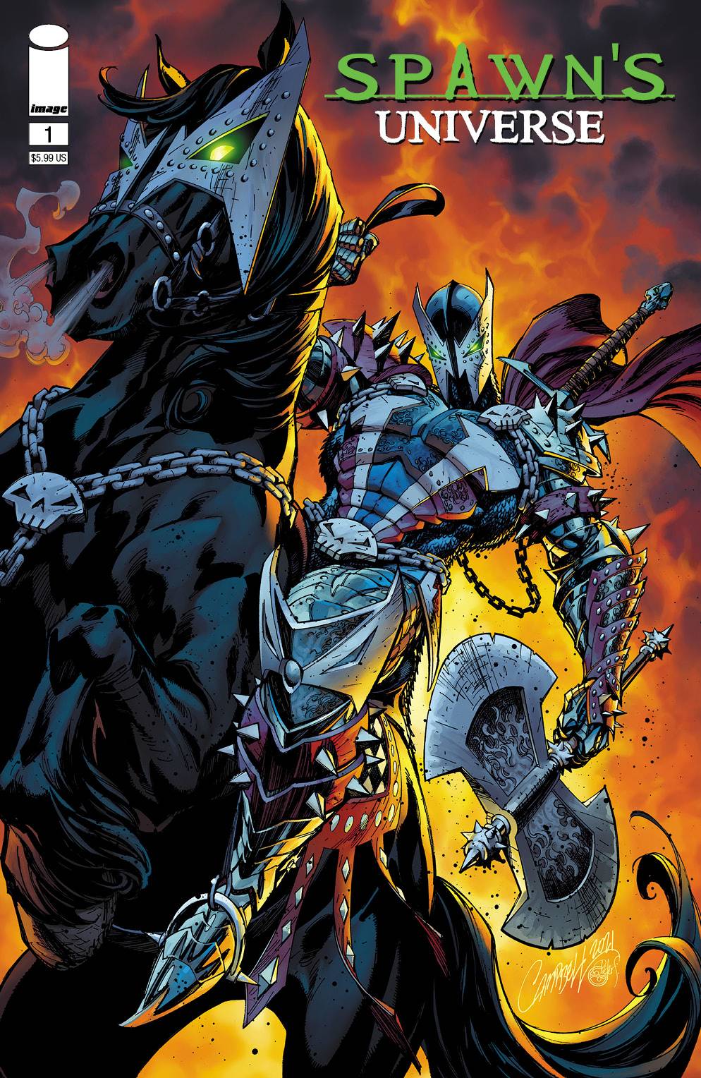SPAWN UNIVERSE #1 ( J SCOTT CAMPBELL VARIANT )