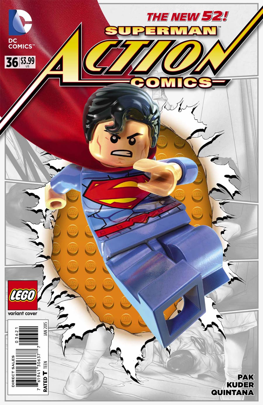 1376345_xl ACTION COMICS #36 ( LEGO VARIANT ) - TA