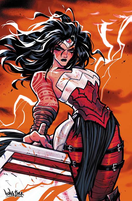 0826DC0061 ABSOLUTE WONDER WOMAN #25 CVR F BABS TARR GLOW-IN-THE-DARK CARD STOCK VAR