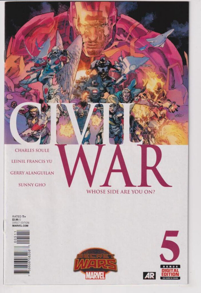 CIVIL WAR #1 - #5 SWA ( COMPLETE SET ) - TA