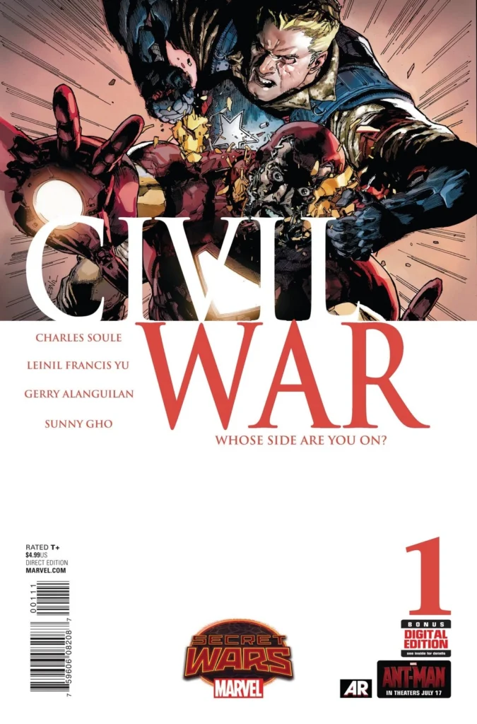 CIVIL WAR #1 - #5 SWA ( COMPLETE SET ) - TA