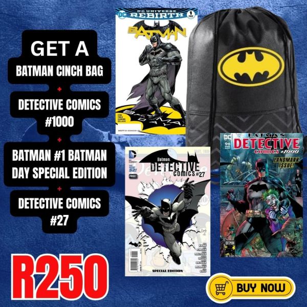 thumbnail (3) BATMAN CINCH BAG + COMICS